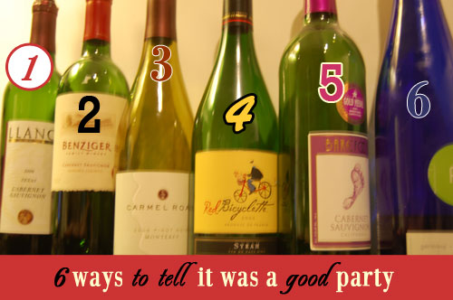 6 ways to tell it was a good party