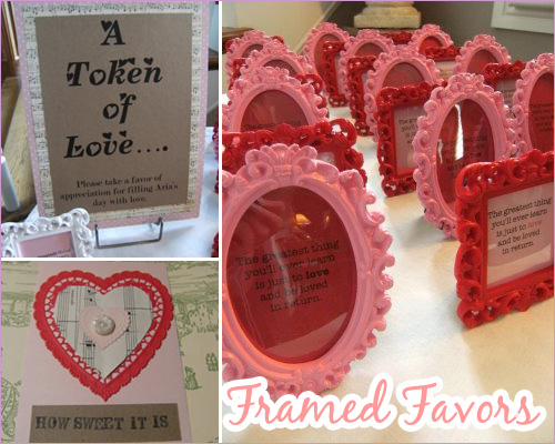 Sweetheart Shower: Party Favors
