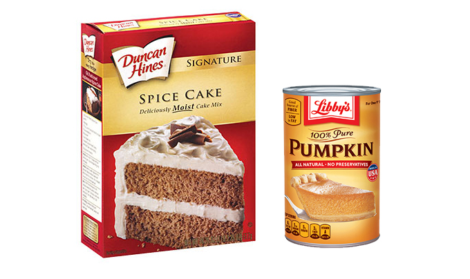 Two Ingredient Pumpkin Muffin Recipe